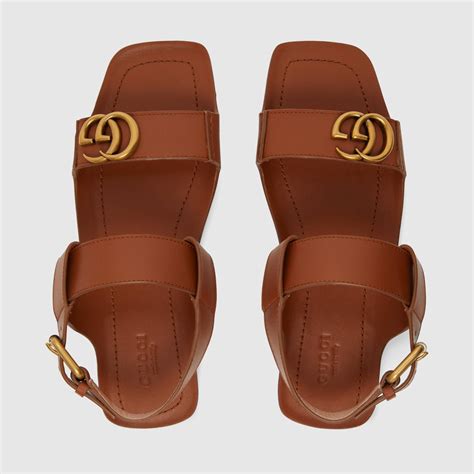 tan gucci sandals|authentic gucci sandals women.